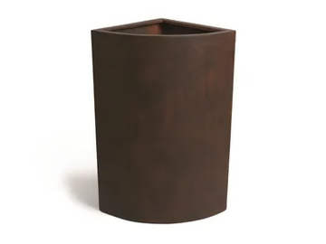 COLUMBIA RUSTY LITE - Fiber Clay garden pot by PAOLELLI GARDEN - view 2